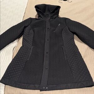 Liverpool Torrance Dual Layer Quilted Coat with Hood